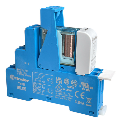 Rele 48.52.7.024.0050spa 2 Contatos Reversiveis 24vdc Finder