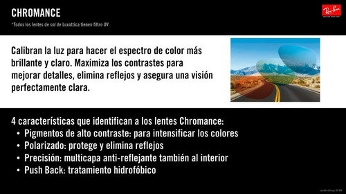 Tienda Oficial - Anteojos Ray Ban 4255 Polarizados Chromance