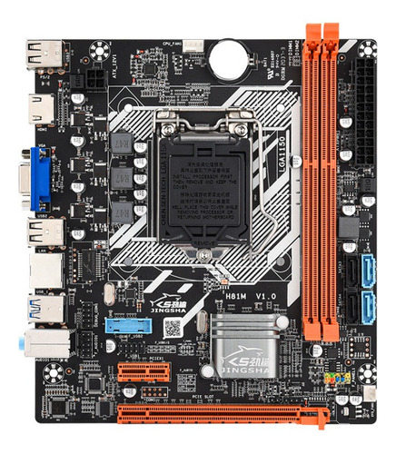 Placa Base H81m Lga1150 4ta Gen Ddr3 M-atx I3 I5