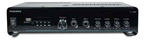 Amplificador Receiver Frahm Slim 3000 G5 Usb/bt/sd/fm 200w Cor Preto Potência de saída RMS 200 W