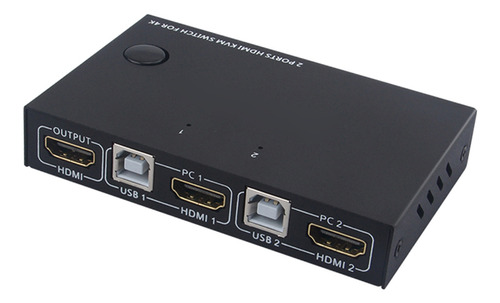 Conmutador Compartido Kvm Hdmi Switcher Usb Pantalla Compart