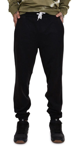 Calça Dc Shoes Moletom Riot 2 Sweatpant Masculina Preto