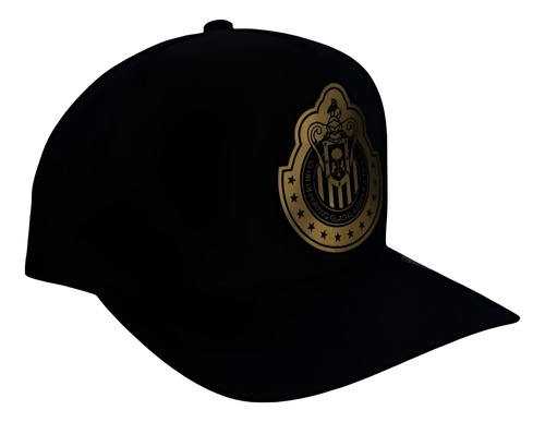 Gorra Chivas Rayadas Rebaño Sagrado Rojiblancos Campeonísimo Negro Unitalla Lisa