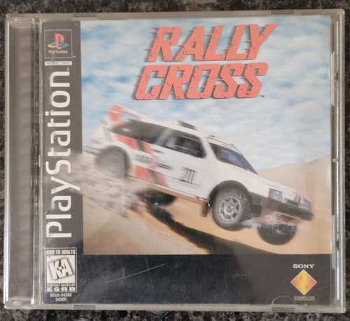 Vídeo Juego Rally Cross, Playstation 1, Excelente Estado