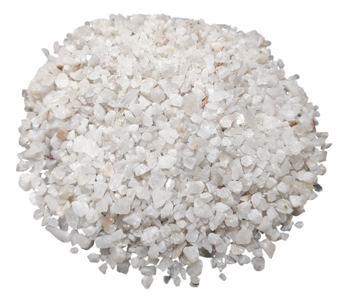 Arena De Cuarzo O Silice Grano 4 A 8 Mm Acuarios X 25 Kilos Blanco