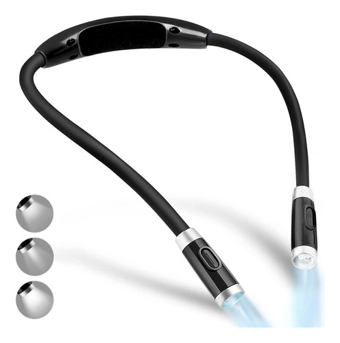 Luz Led Recargable De Lectura Para El Cuello, Luces De Libro