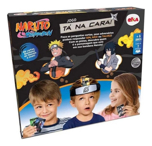 Jogo Tá Na Cara Naruto Shippuden - Eu Sou - 48 Cartas - Elka