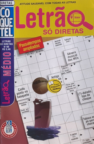 Kit 06 Palavras Cruzadas Letrão Coquetel