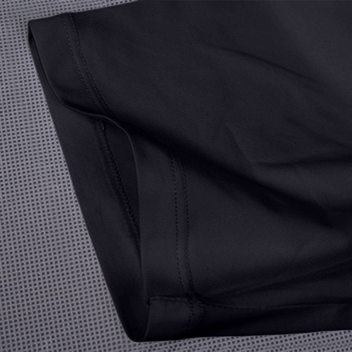 Camiseta C Para Hombre, Color Liso, Cuello En V, Pantalones