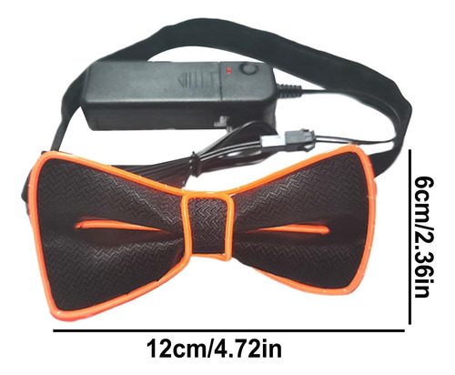 Pajarita Led Corbatas Iluminadas Hombre Ajustable 3 Colores