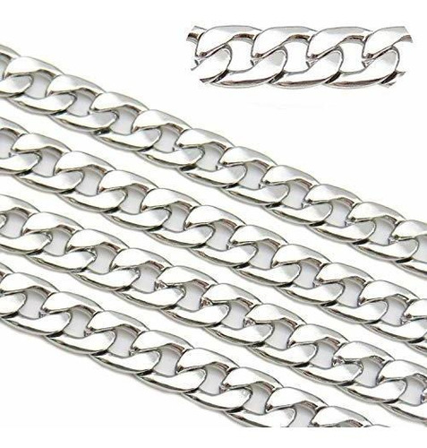 Cadenas Figaro De Acero Inoxidable 5ft (sc-1007-g)