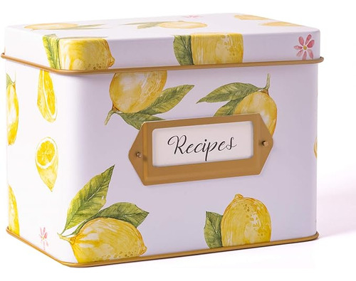 Heart Berry Caja Recetas Limon Con 24 Tarjetas Recetas 4 X 6