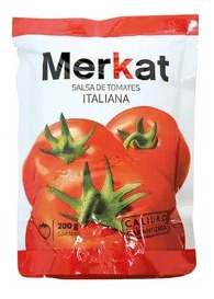 Salsa De Tomate Italiana Merkat 200gr(10 Unid )super