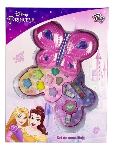 Set De Maquillaje Infantil -mariposa Disney Princesas- Tiny