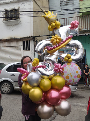 Imagen 8 de 10 de Arreglos Con Globos Para Cumpleaños Aniversario Bouquet