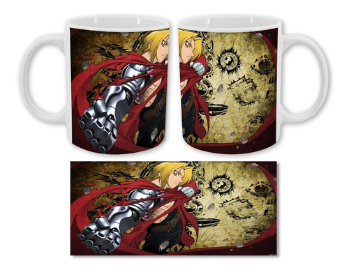 Mug Pocillo Taza Fullmetal Alchemist Anime Otaku