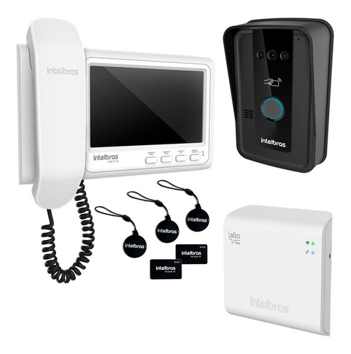 Video Porteiro Ivr 7 Id E Interface Wi-fi Allo Box Intelbras Cor Branco