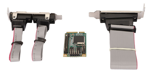 Adaptador De Placa Serial Pcie Mini Combo Parallel Expansion