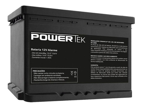 Bateria Selada Powertek 12v 7ah