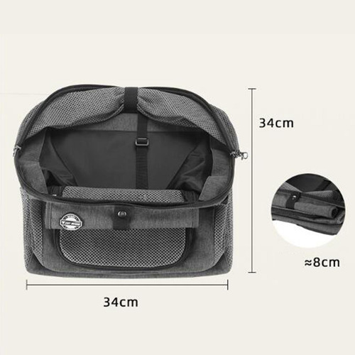 Mochila Para Mascotas, Cesta Para Bicicleta Para Perros, 2