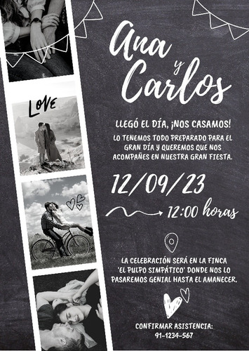 Invitación Digital Whatsapp Bodas, Casamientos #2