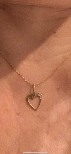 Corrente E Pingente Ouro 18k Com Pedras