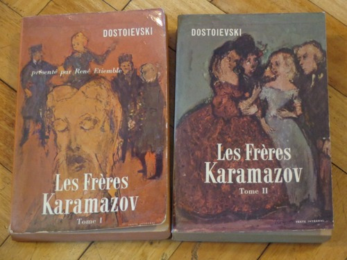 Dostoievski: Les Freres Karamazov. 2 Tomos. En Francés&-.