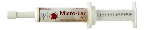 Aditivo Probiótico Micro-lac Seringa 15g - Inovet