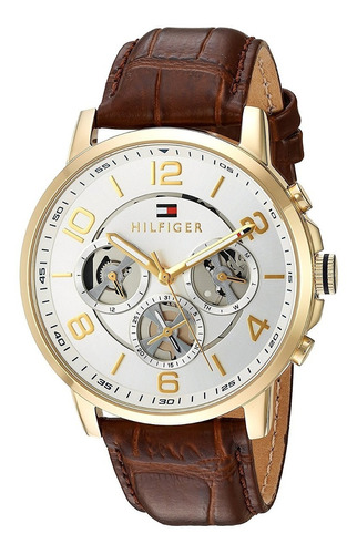 Reloj Tommy Hilfiger Men's Quartz Gold-tone And Leather