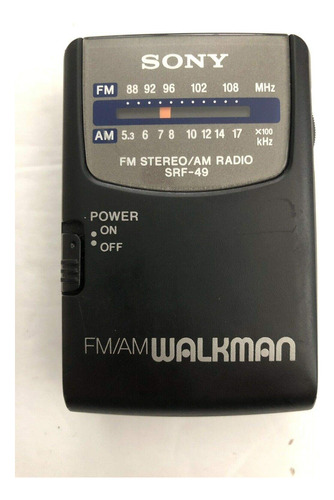 Sony Fm Am Walkman Srf-49 Antiguo
