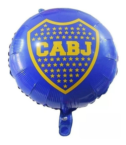 Globos Metalizados Boca Juniors Calidad Premiun X 10