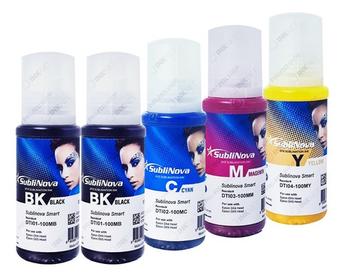 Tinta Sublimatica Inktec Sublinova Dti Ecotank Dx 5x100ml