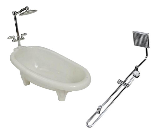 Accesorio De Ducha De Baño Para Casa De Muñecas A Escala