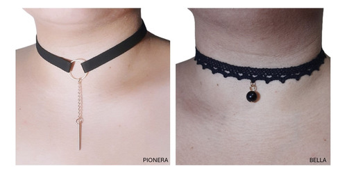 Choker Gargantilla Collar Dama Aesthetic Punk