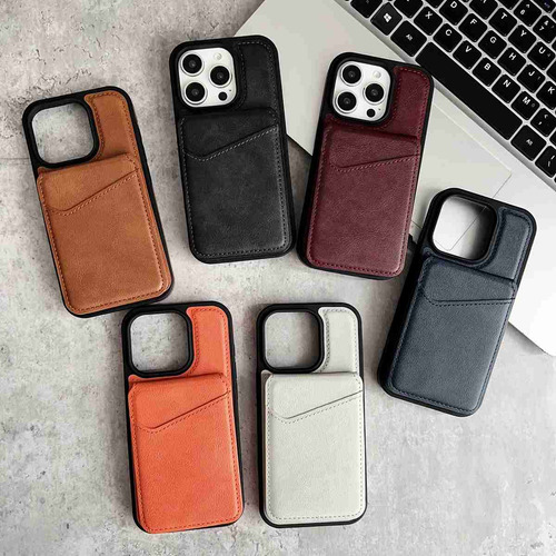 Funda De Piel Sintética Magsafe 2 En 1 Para iPhone 11 12 13 14 15 16 Pro Max 14plus 15plus 16plus