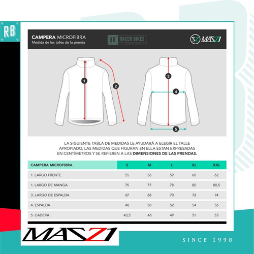 Imagen 3 de 10 de Campera Ciclismo Mazzi Microfibra Abrigada - Racer Bikes