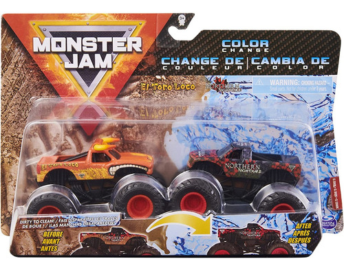 Monster Jam  Monstruos El Toro Loco Vs. Pesadilla 1:64