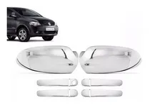 Comprar Kit Apliques Cromados Manijas + Espejos Vw Fox Suran M\u002Fviejo