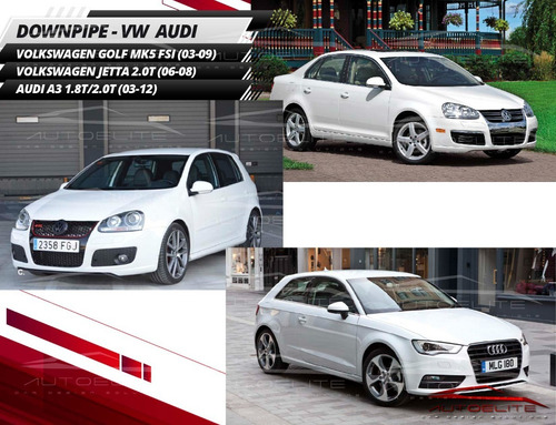Imagen 9 de 10 de Downpipe Y Tuberia Audi A3 1.8 2.0 2003-2012 Acd Performance