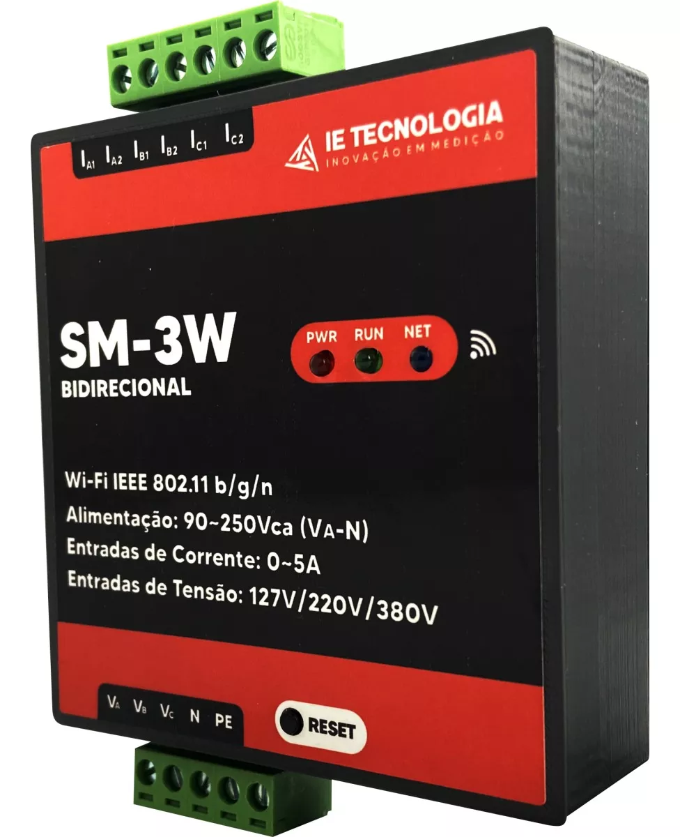 Segunda imagem para pesquisa de kit medidor consumo energia trifasico wifi