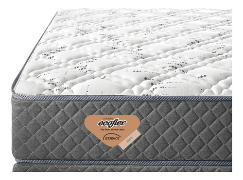 Cama Box Bege Queen 158x198 Com Colchão Adapto Ecoflex