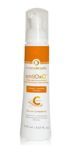 Sabonete Mousse Facial Vitamina C Antiox C Cosmobeauty 150ml
