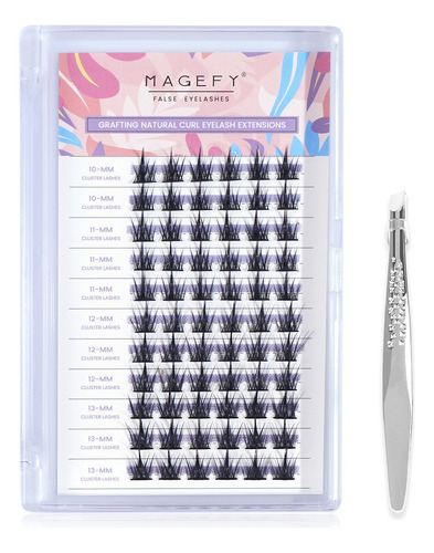Blister Extensiones Pestañas Mixto 66-88 Racimos +las Pinzas