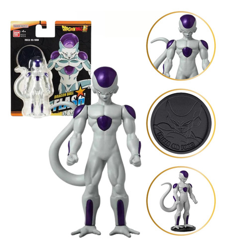 Boneco Dragon Ball Flash 10cm Super Frieza 4th Form 2025