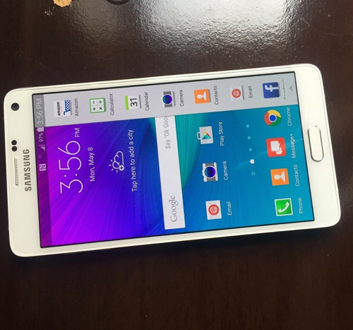 Samsung Galaxy Note 4 Branco Seminovo Excelente+capa+pelicul