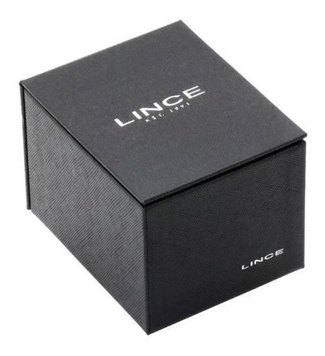 Relógio Lince Masculino Prateado Original Led Mdm4620l Vxsx