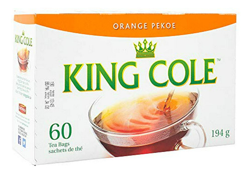 Té King Cole Orange Pekoe (60 Bolsitas), Calidad Premium En 