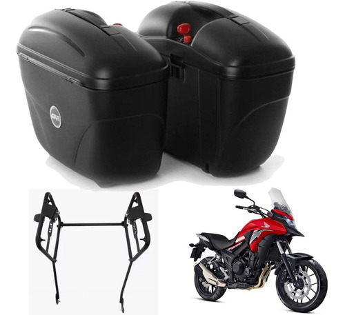 Bauletos Givi E21n + Suporte Lateral Cb 500 X Chapam