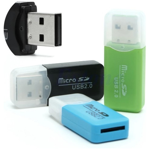 Pack De 2 Lectores De Memoria Micro Sd Adap Usb Pendrive