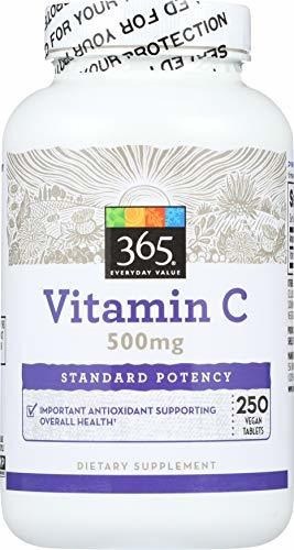 365 Todos Los Días Valor, Vitamina C 500 Mg, 250 Ct.